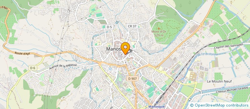 localisation de l'entreprise MADAME FREDERIQUE LENO à MANOSQUE