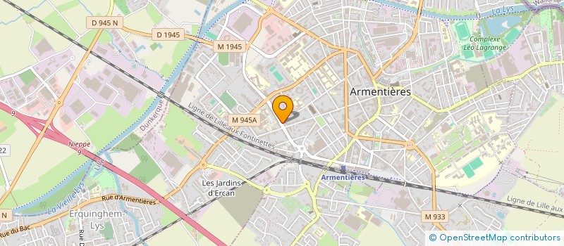 localisation de l'entreprise MADAME FREDERIQUE LEONARD  ARMENTIERES