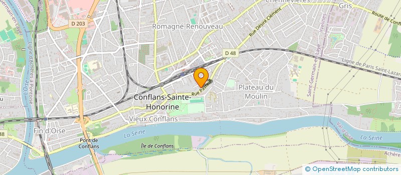 localisation de l'entreprise MADAME FREDERIQUE LESCOSSOIS  CONFLANS-SAINTE-HONORINE