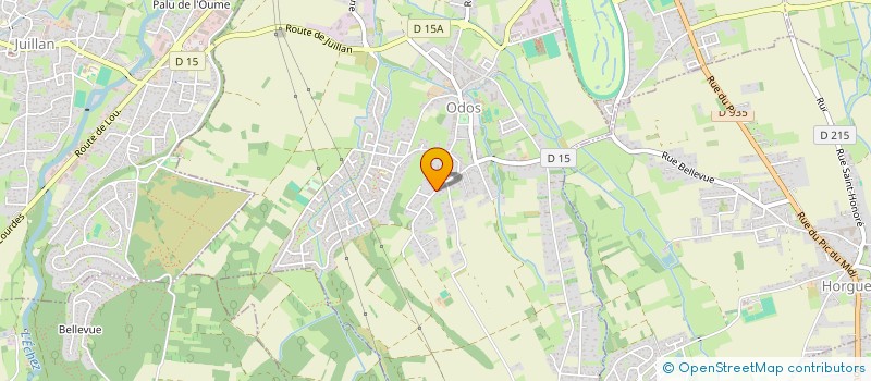 localisation de l'entreprise MADAME FREDERIQUE LESPINE  ODOS