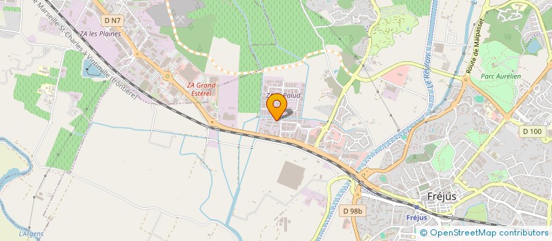 localisation de l'entreprise MADAME FREDERIQUE LEVASTRE à FREJUS