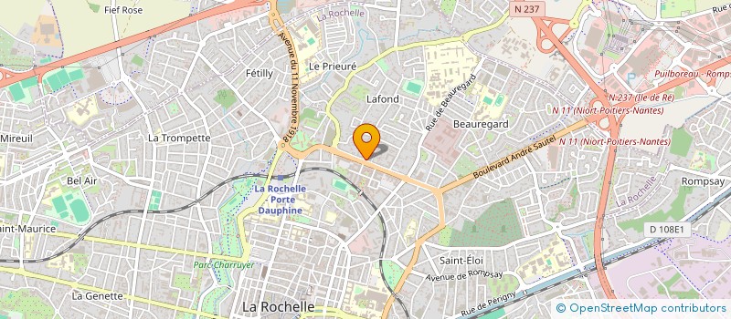 localisation de l'entreprise MADAME FREDERIQUE LEVER  LA ROCHELLE