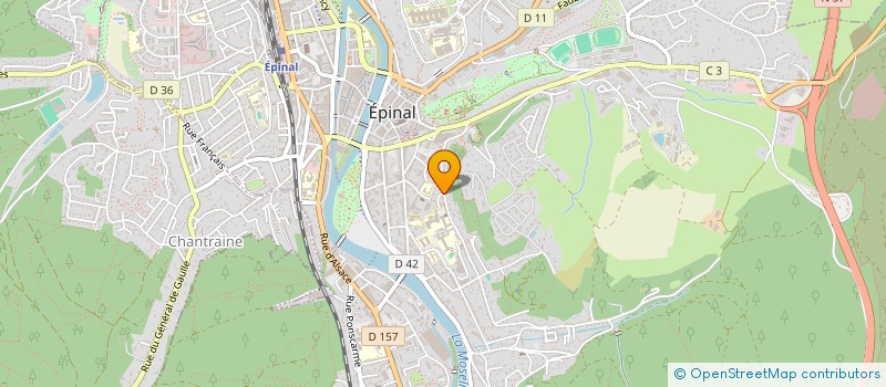 localisation de l'entreprise MADAME FREDERIQUE LEVY  EPINAL