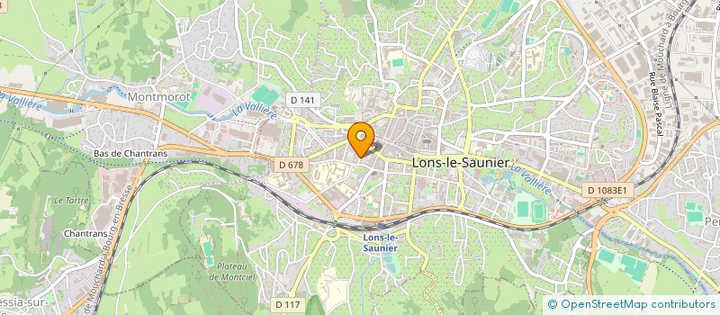 localisation de l'entreprise MADAME FREDERIQUE LILIANE CLERVAL à LONS-LE-SAUNIER