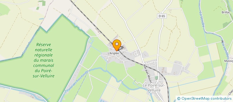 localisation de l'entreprise MADAME FREDERIQUE LISCH  LES VELLUIRE-SUR-VENDEE