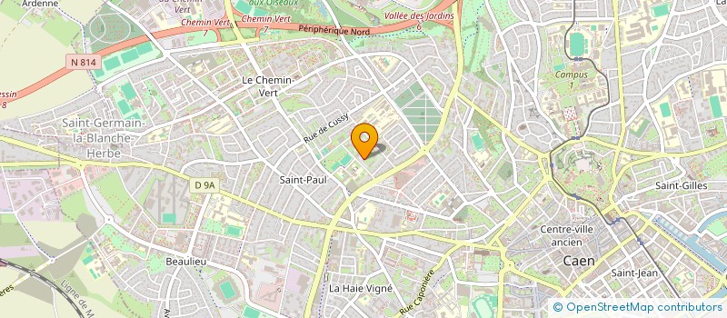 localisation de l'entreprise MADAME FREDERIQUE LOISEL à CAEN