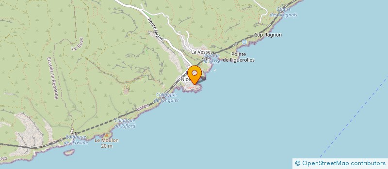 localisation de l'entreprise MADAME FREDERIQUE LONGINOTTI  LE ROVE