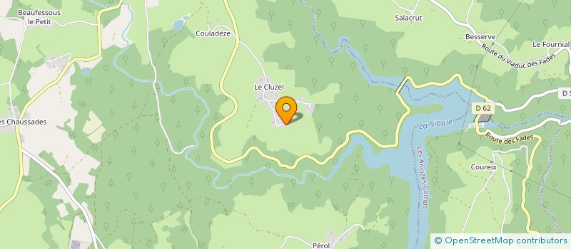 localisation de l'entreprise MADAME FREDERIQUE LORCERY  SAINT-PRIEST-DES-CHAMPS