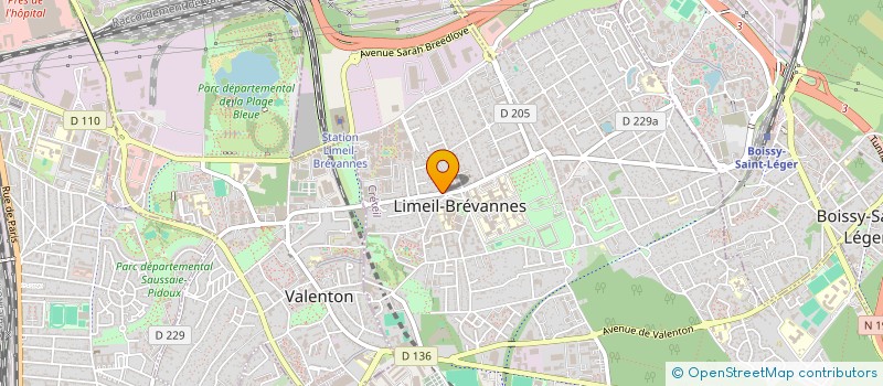 localisation de l'entreprise MADAME FREDERIQUE LORMEAU à LIMEIL-BREVANNES
