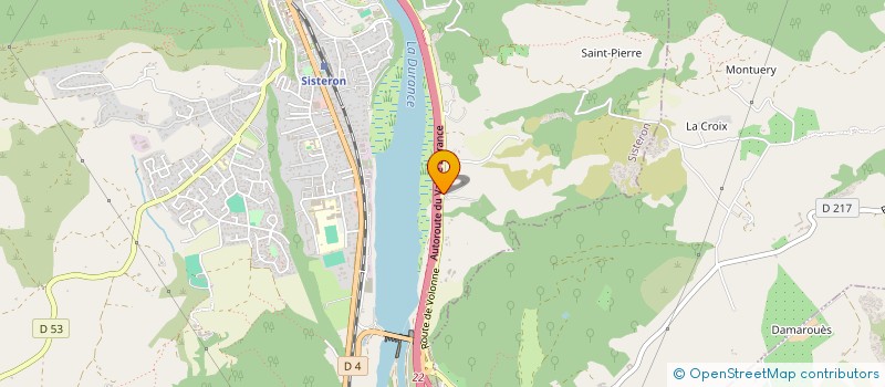 localisation de l'entreprise MADAME FREDERIQUE MAILLART  SISTERON