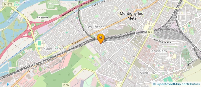 localisation de l'entreprise MADAME FREDERIQUE MAIRE à MONTIGNY-LES-METZ