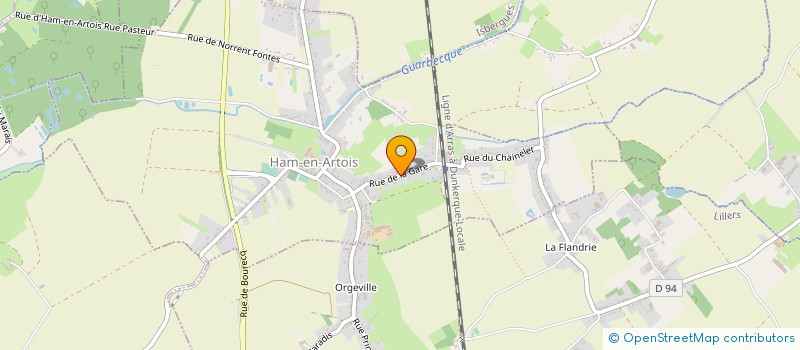 localisation de l'entreprise MADAME FREDERIQUE MALINVERNO  HAM-EN-ARTOIS