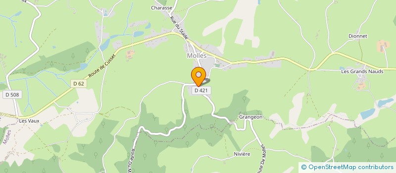 localisation de l'entreprise MADAME FREDERIQUE MALLET  MOLLES