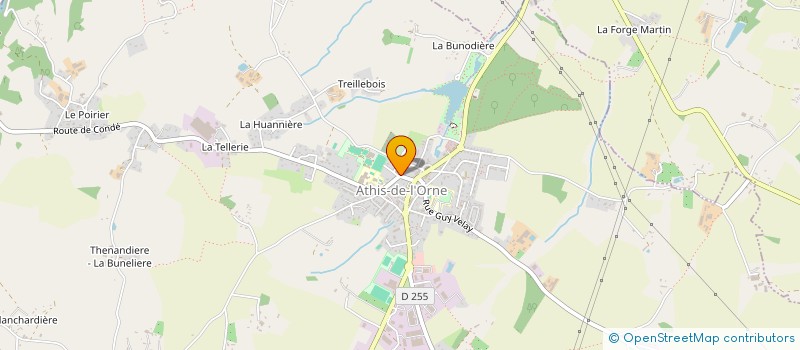 localisation de l'entreprise MADAME FREDERIQUE MANCHON à ATHIS-VAL DE ROUVRE