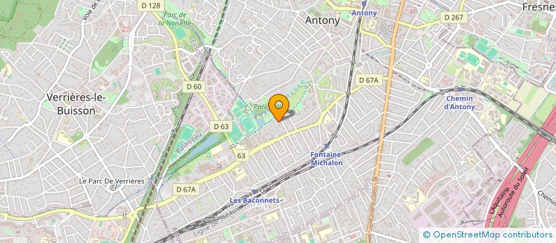 localisation de l'entreprise MADAME FREDERIQUE MANGEON à ANTONY