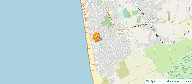 localisation de l'entreprise MADAME FREDERIQUE MAQUEREL  AGON-COUTAINVILLE