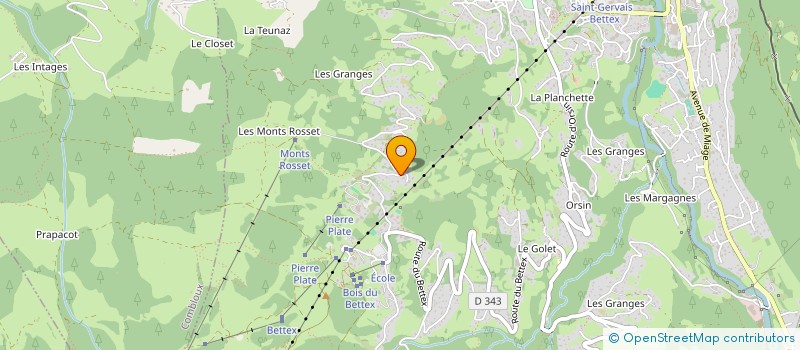 localisation de l'entreprise MADAME FREDERIQUE MARMONIER  SAINT-GERVAIS-LES-BAINS