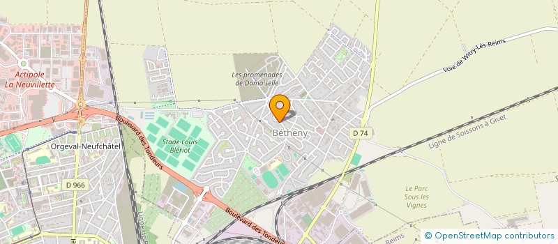 localisation de l'entreprise MADAME FREDERIQUE MARSEILLE  BETHENY