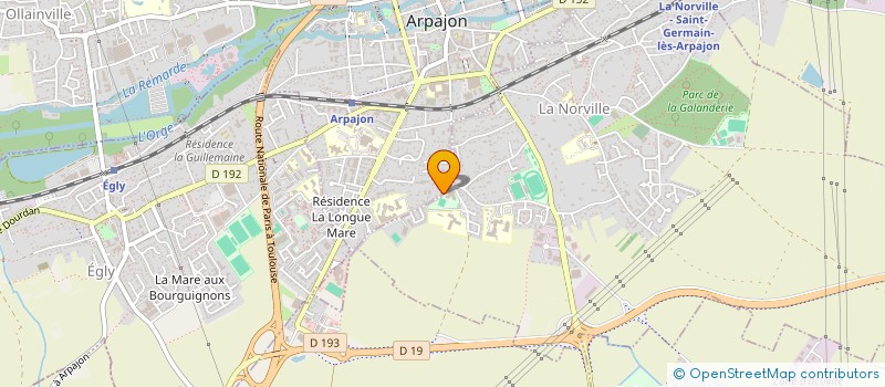 localisation de l'entreprise MADAME FREDERIQUE MARTIN à ARPAJON