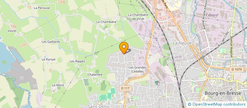 localisation de l'entreprise MADAME FREDERIQUE MARTIN à SAINT-DENIS-LES-BOURG
