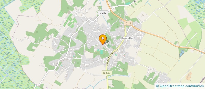 localisation de l'entreprise MADAME FREDERIQUE MARTIN à BREUILLET