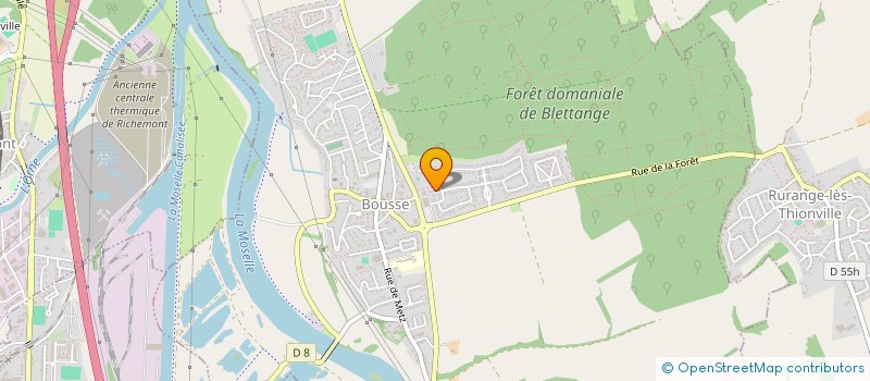 localisation de l'entreprise MADAME FREDERIQUE MARTIN  BOUSSE