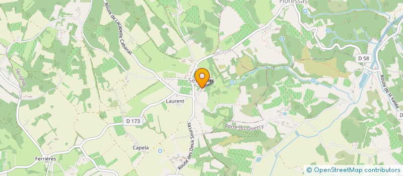 localisation de l'entreprise MADAME FREDERIQUE MARTINET  SERIGNAC