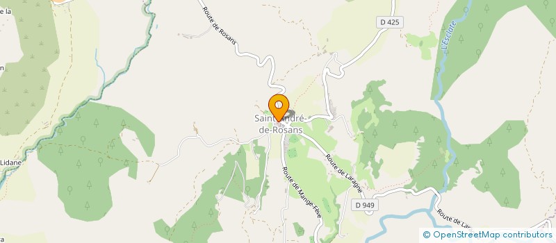 localisation de l'entreprise MADAME FREDERIQUE MARY  SAINT-ANDRE-DE-ROSANS