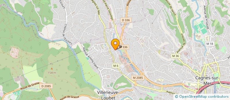 localisation de l'entreprise MADAME FREDERIQUE MATER à CAGNES-SUR-MER