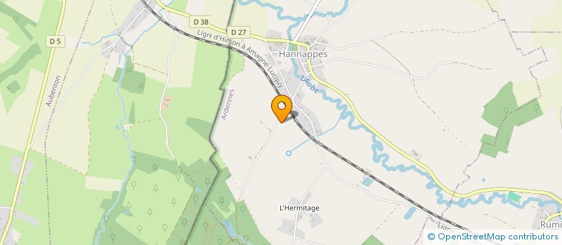 localisation de l'entreprise MADAME FREDERIQUE MATEUS  HANNAPPES