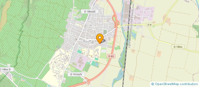 localisation de l'entreprise MADAME FREDERIQUE MAUGER  ROUFFACH