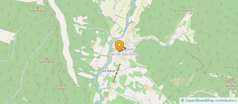 localisation de l'entreprise MADAME FREDERIQUE MAULINI  ROCHE-SAINT-SECRET-BECONNE