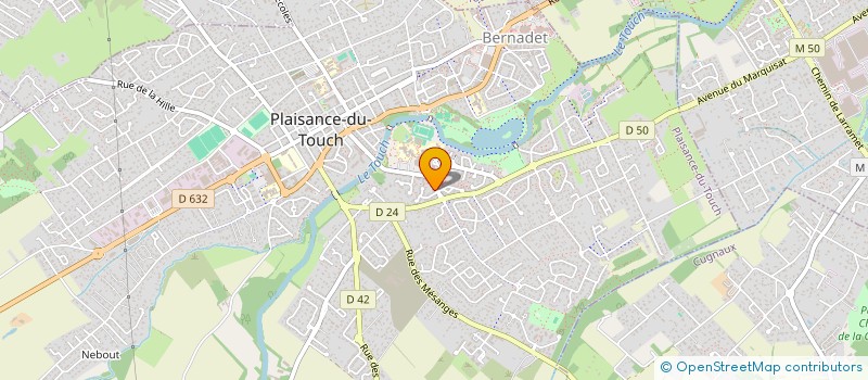 localisation de l'entreprise MADAME FREDERIQUE MAZEL  PLAISANCE DU TOUCH