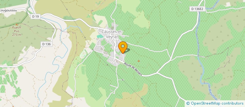 localisation de l'entreprise MADAME FREDERIQUE MEINGUET  CAUSSES-ET-VEYRAN