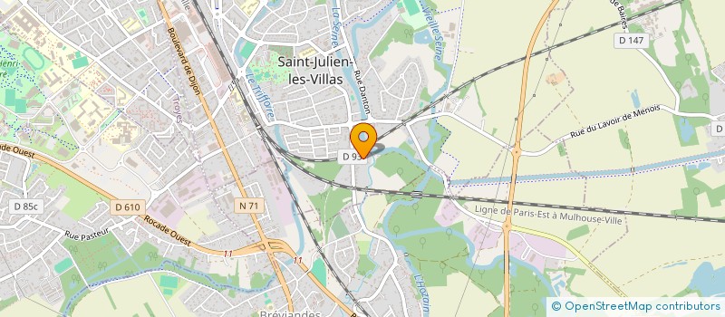 localisation de l'entreprise MADAME FREDERIQUE MELOIR  SAINT-JULIEN-LES-VILLAS