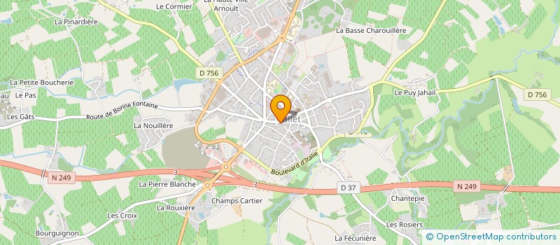 localisation de l'entreprise MADAME FREDERIQUE MENAGER à VALLET