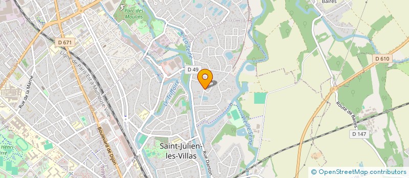 localisation de l'entreprise MADAME FREDERIQUE MENAND  SAINT-JULIEN-LES-VILLAS