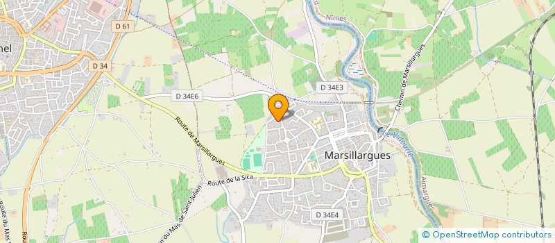 localisation de l'entreprise MADAME FREDERIQUE MERCIER à MARSILLARGUES
