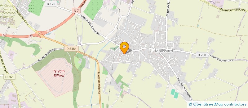 localisation de l'entreprise MADAME FREDERIQUE METZLER  MALISSARD