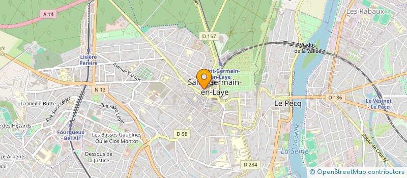 localisation de l'entreprise MADAME FREDERIQUE MEUNIER  SAINT-GERMAIN-EN-LAYE