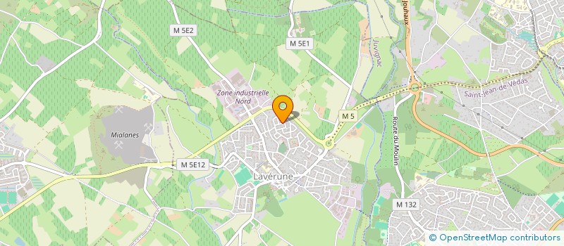 localisation de l'entreprise MADAME FREDERIQUE MICHEL  LAVERUNE