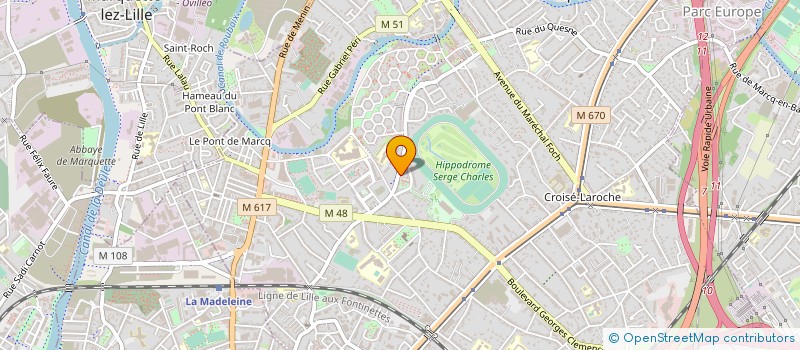 localisation de l'entreprise MADAME FREDERIQUE MOIGNE  BERGUES