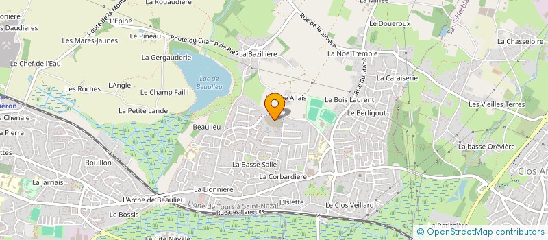 localisation de l'entreprise MADAME FREDERIQUE MOIZO à COUERON