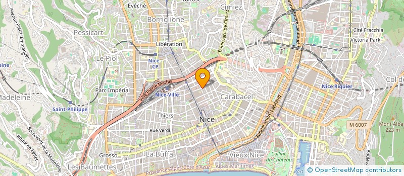 localisation de l'entreprise MADAME FREDERIQUE MONGE  NICE