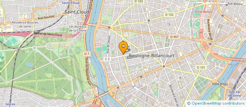 localisation de l'entreprise MADAME FREDERIQUE MORADPOUR à BOULOGNE-BILLANCOURT