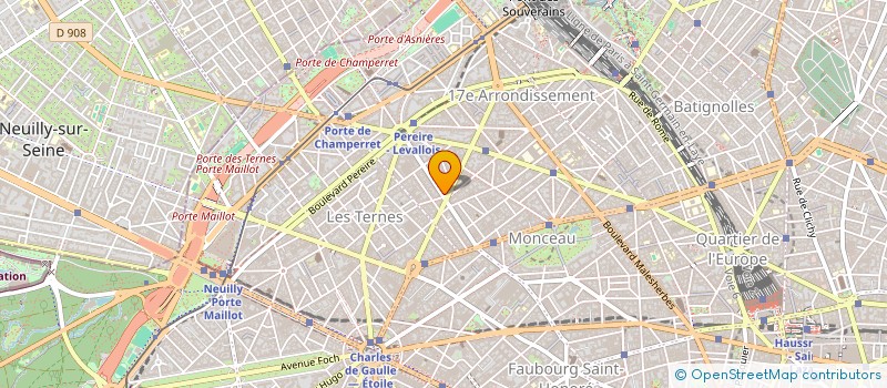 localisation de l'entreprise MADAME FREDERIQUE MOREAU  PARIS