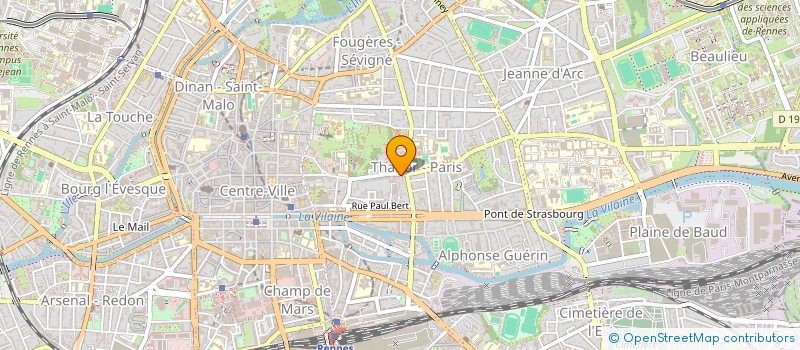 localisation de l'entreprise MADAME FREDERIQUE MORILLON à RENNES