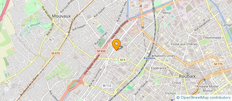 localisation de l'entreprise MADAME FREDERIQUE MORIN à TOURCOING