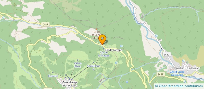 localisation de l'entreprise MADAME FREDERIQUE MORIZOT à AULUS-LES-BAINS