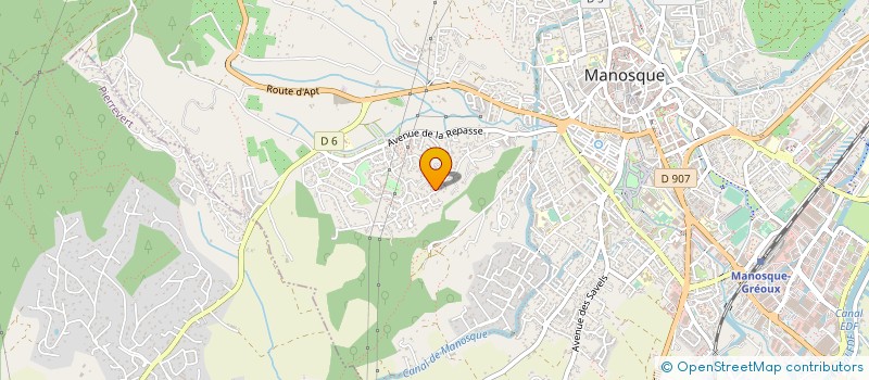 localisation de l'entreprise MADAME FREDERIQUE NICOD  MANOSQUE